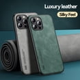 thumbnail image 2 of Funda de cuero de tacto sedoso de lujo para Iphone, cubierta trasera de placa de hierro magnética integrada para Iphone 14, 13 Mini, 12, 11 Pro Max, X, XS, XR, 7, 8 Plus Fivean unisex, 2 of 2