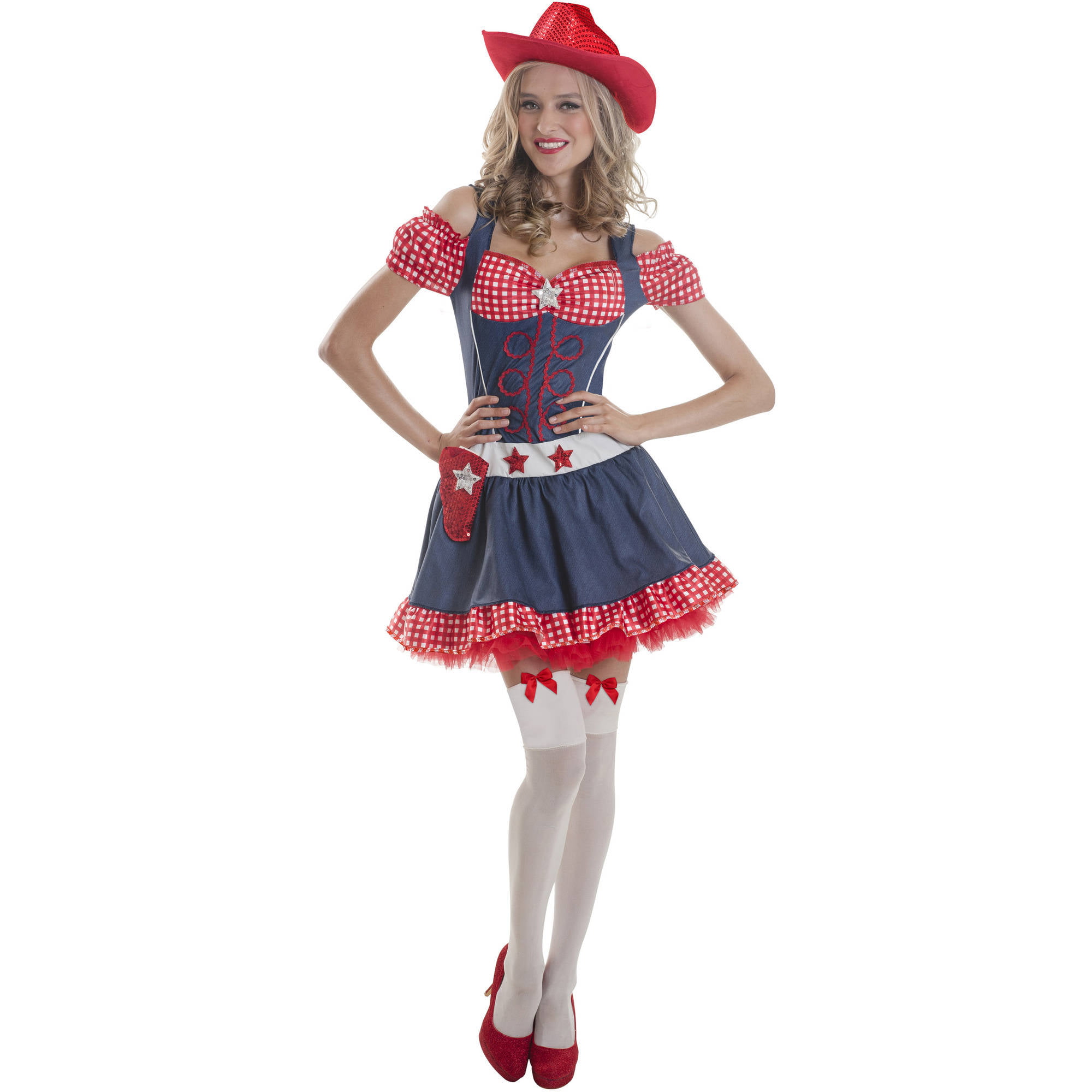 Miss Rodeo Adult Halloween  Costume  Walmart  com Walmart  com