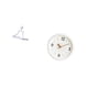 thumbnail image 5 of Escultura abstracta de pensador, figura de escritorio, reloj de pared, silencioso, redondo, diseño moderno, material PP, adecuado para oficina, sala d, 5 of 8