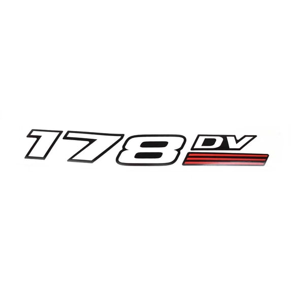 Triton Boat Decal 200350 | 178DV 10 5/8 x 1 1/2 Inch White Black Red