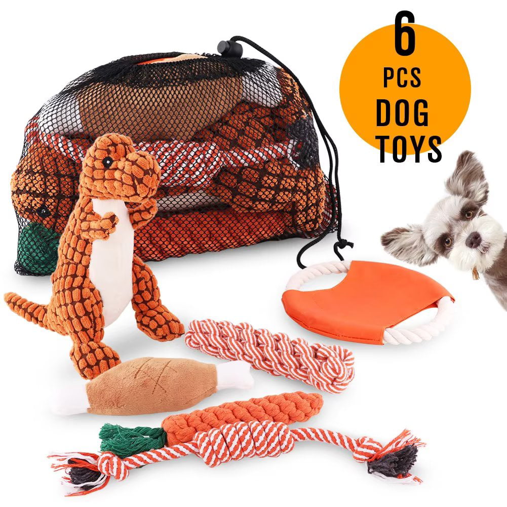 balacoo 9 Pcs Squirrel Toy Dog Tearribles Pull Apart Dog Toy Chew Guard Dog  Toys Dog Pacifier Toy Dog Ball Pet Dog Toy Ball Dog Toys for Large Dogs