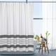 thumbnail image 5 of Yhmxh Decoración del baño Cortina de ducha con estampado de rayas, cortina de baño con perforación, cortina de baño con patrón de partición de baño Gabinete de almacenamiento de baño, 5 of 5
