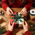 thumbnail image 5 of Clearance Under $1 Christmas Ribbon for Tree Wreath and Mantel Decor, Satin-Like Holiday Ribbon, 5 of 7