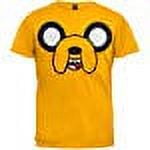 Adventure Time Jake Face Adult T-Shirt