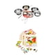 thumbnail image 1 of Utensilios de cocina de material acero inoxidable Playset para niños Juegos para niños con rompecabezas, 1 of 9