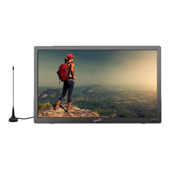 Supersonic SC-2816 - 16" Diagonal Class LED-backlit LCD TV - 720p 1366 x 768 - portable - black