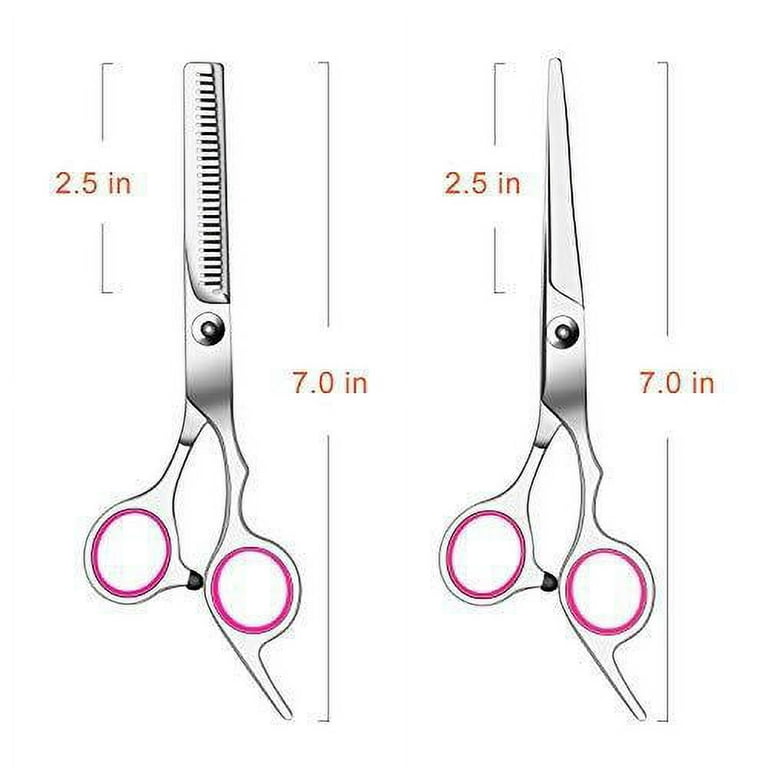 Sirabe 9 Pcs Hair Cutting Scissors Set Hairdressing Scissors
