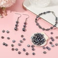 thumbnail image 3 of 1 Box 100PCS Dark Blue Baroque Natural Freshwater Genuine Cultured Oval Pearl Beads with Holes Irregular Shaped Loose Pearls Bead Bulk for Jewelry Making Bracelets Necklace Diy Craft Supply, 3 of 8