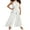 White, variant on Michellecmm Women's One-Piece Suit, Sleeveless Bandage Pleated Wide-Leg Jumpsuit