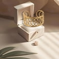 thumbnail image 2 of DESIGNICE Gold Bangles for Women Hollow Geometric Design Bangles Adjustable Opening Cuff Bracelets for Women Gold1, 2 of 7