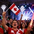 thumbnail image 1 of Yusimy Hand - Held Flags for Spectating Fans' Theme Party Bar Atmosphere Decoration 8.27x5.51Inch for Party Decor, 1 of 6