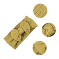 thumbnail image 3 of Unique Bargains 1 Pc Classic Fashion Bow Headbands for Girls 6.10"x3.35" Yellow, 3 of 6