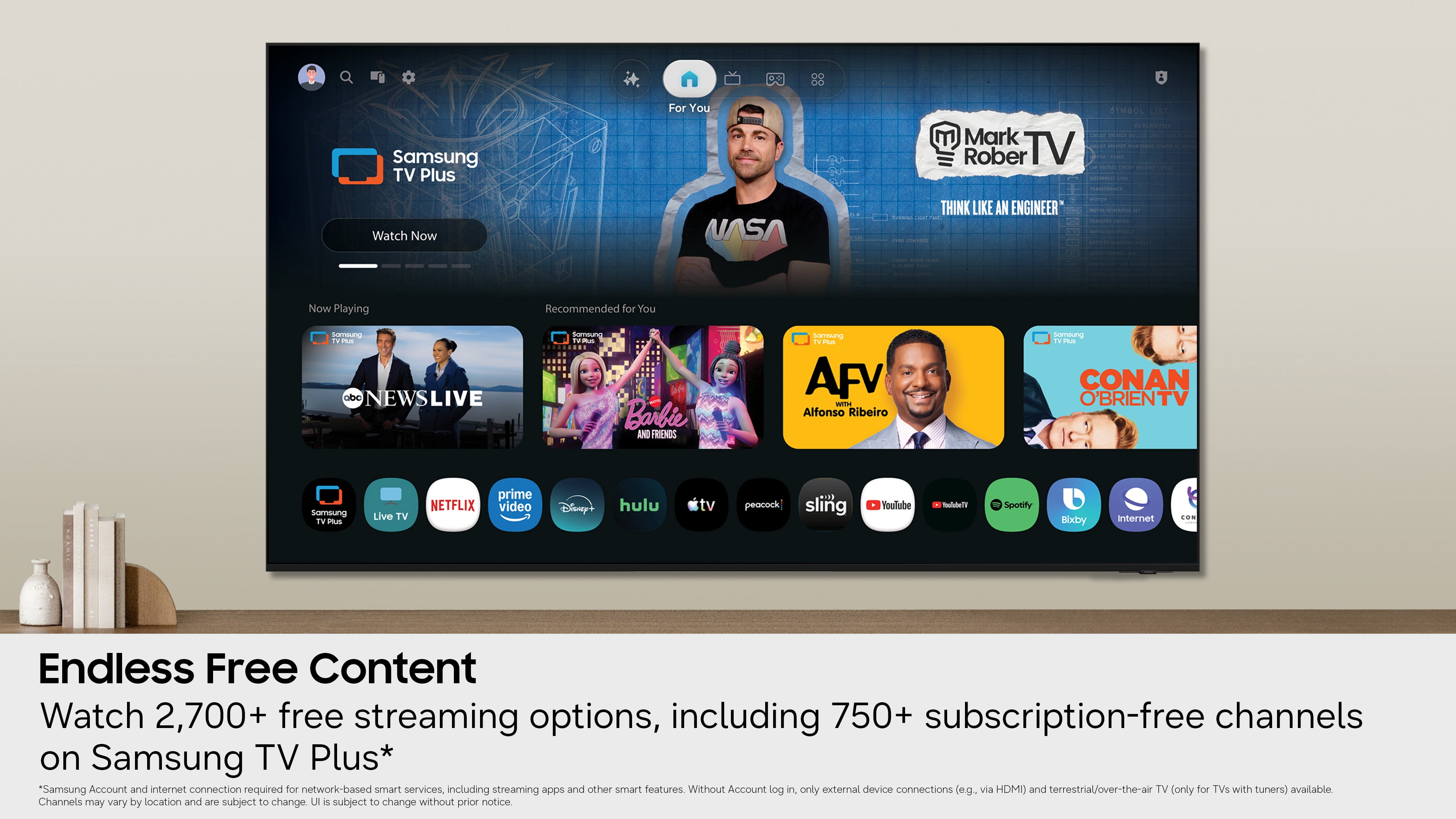 Samsung 75” Class M70HB Series Mini LED 4K UHD Samsung Vision AI Companion Smart Tizen TV 2026 - UN75M70HBFXZA