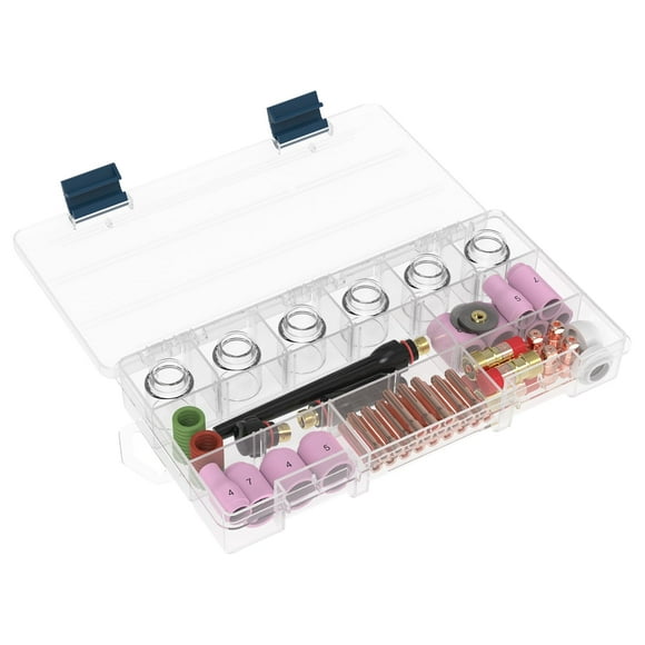 Kit de accesorios para antorchas de soldadura TIG TOOLIOM 71 piezas para WP-17/18/26