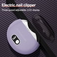 thumbnail image 3 of Ettsollp Automatic Electric Nail Clipper with LCD Digital Display 3-Speed Adjustable Fingernail Trimmer with LED Light Rechargeable Electric Nail Cutter for Babies Kids Adults Elderly, 3 of 8