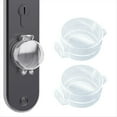 thumbnail image 2 of Paquete de 2 Cubiertas de Seguridad para Cerrojo de Seguridad Infantil, Cubierta para Perilla de Puerta A Prueba de Niños, Cerradura de Seguridad Transparente para Puerta., 2 of 5