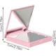 thumbnail image 4 of Portable Makeup Mirror, 3inch with 6 LEDs, Compact Handheld Lighted Mirror for Travel, 4 of 5