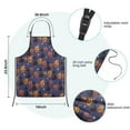 thumbnail image 7 of Magical Pumpkin Castle Halloween Pattern Kids Aprons for Girls and Boys,Adjustable Neck Strap Toddler Aprons for Kids Cooking Baking,23.6"x19", 7 of 7