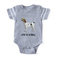 thumbnail image 1 of CafePress - FIN English Foxhound Life - Cute Infant Baby Football Bodysuit, 1 of 1