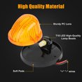 thumbnail image 6 of 5Pcs 12V Amber Lens LED Roof Top Truck SUV Cab Marker Running Clearance Lights Set Kit For 73-87 Chevy C10/20/30/50/60/70 GMC, 6 of 8