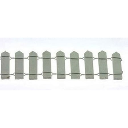 - Dollhouse 1 Inch White Picket Fence 18 Inches Long