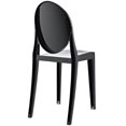 thumbnail image 4 of Nicer Furniture Ghost Black Side Chair, 4 of 5