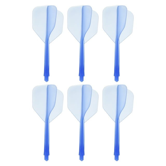 Unique Bargains Vols à Fléchettes Intégrés, Ensemble de 6 Fléchettes Durables, Bleu