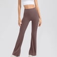 thumbnail image 3 of REALiKUN Women's Bootcut Yoga Pants High Waist Workout Bootleg Yoga Pants 4 Way Stretch Flare Leggings Pants, 3 of 8
