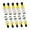 yellow, variant on Almencla 10 Pieces XLR Cable Connector Audio Socket Male and Female Effective Alloy Compact Mic Cable Plug for Singing DJ Party