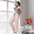 thumbnail image 6 of Picia Pig Womens Soft Woven Cotton Elastic Waistband Sleep Pajama Pant Lounge Sleep Pant With Pockets And Drawstring-Small, 6 of 9