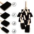 thumbnail image 3 of Vanitek Value Pack 20pc Foam Paint Brush Set - Wood Handles - for Any Paint Job, Art& Craft Project - Interior, Exterior, Touch-up, 3 of 5