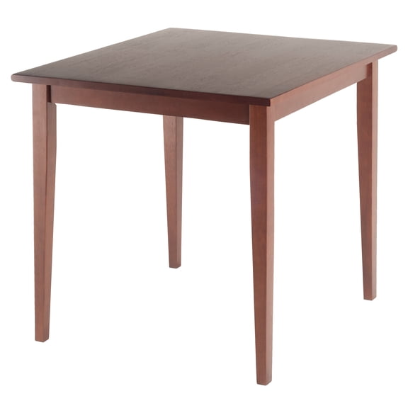 Contemporary Home Living 29.5" Walnut Brown Contemporary Square Dining Table