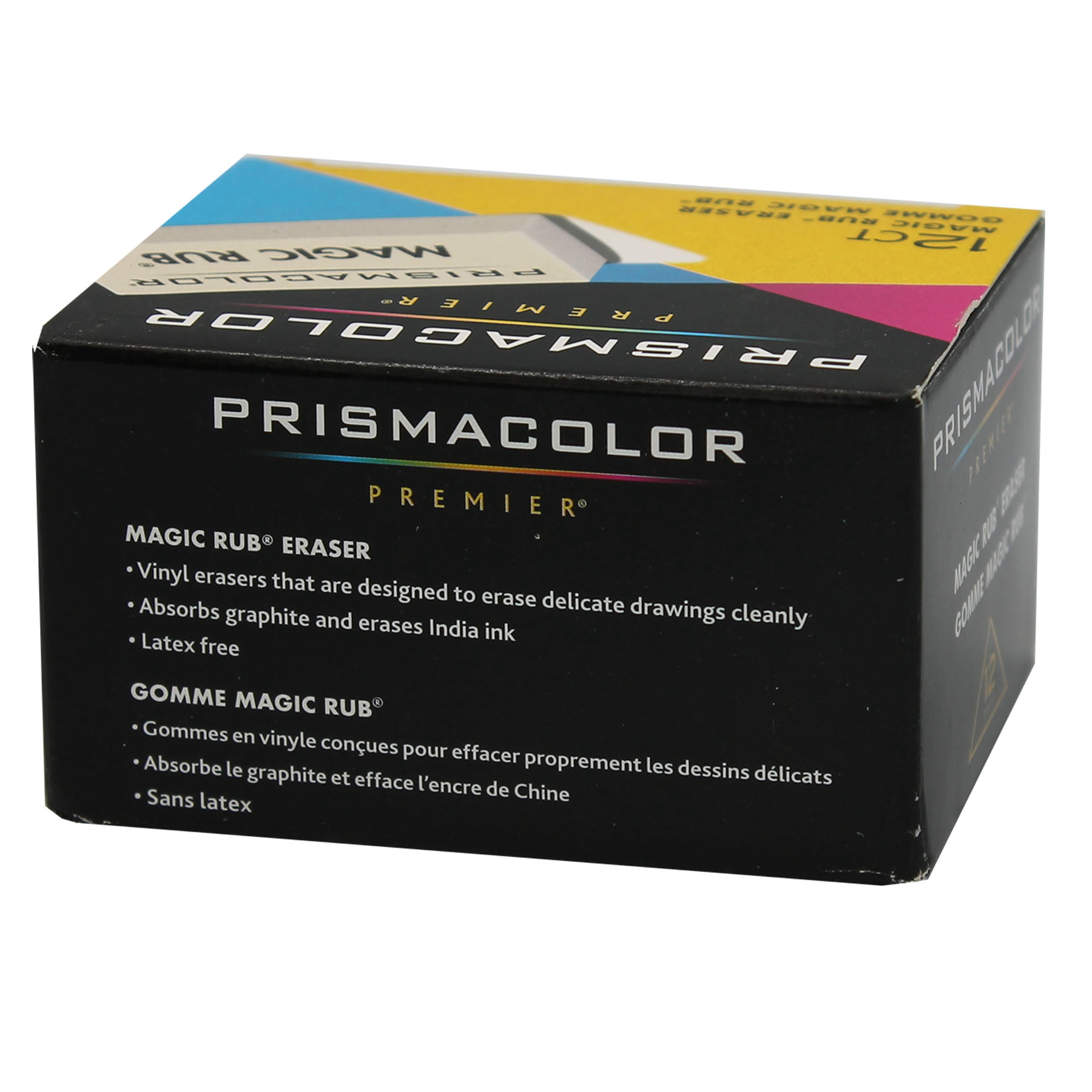 Prismacolor Premier Magic Rub Eraser, 12 Per Pack, 2 Packs