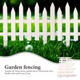 thumbnail image 4 of LEORX Decorative Garden Fencing White Plastic for Lawn and Yard Decor, 4 of 6