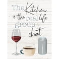 thumbnail image 3 of Villa, Milli 19x24 Black Modern Framed Museum Art Print Titled - Kitchen Group Chat, 3 of 5