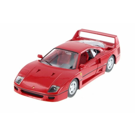 Ferrari F40, Red - Bburago 26016R - 1/24 Scale Diecast Model Toy