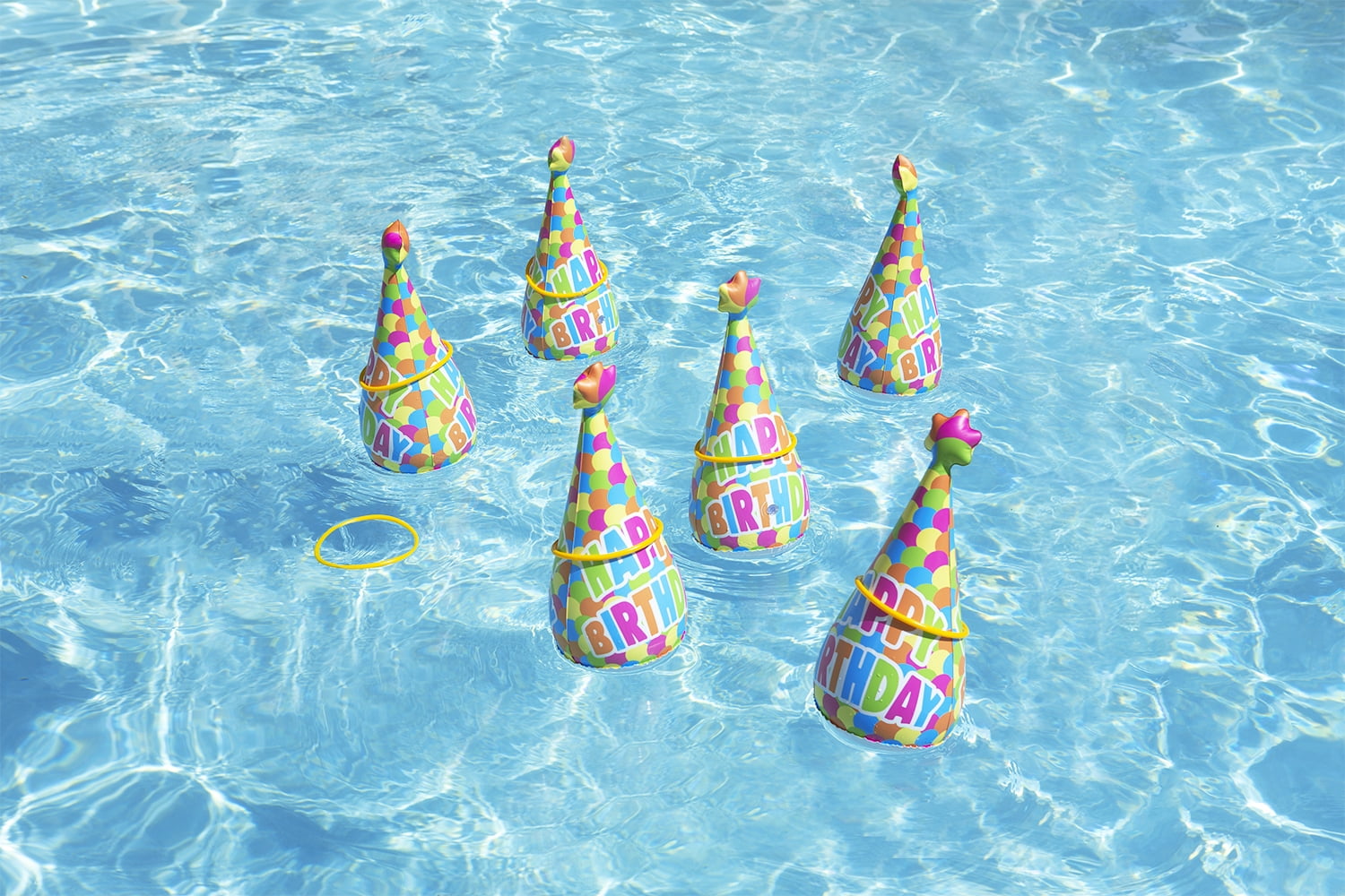 Poolmaster Party Hats Swimming Pool, Outdoor and Indoor Ring Toss Game