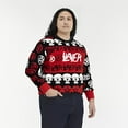 thumbnail image 3 of Pentagram & Skulls Adult Christmas Sweater, 3 of 3