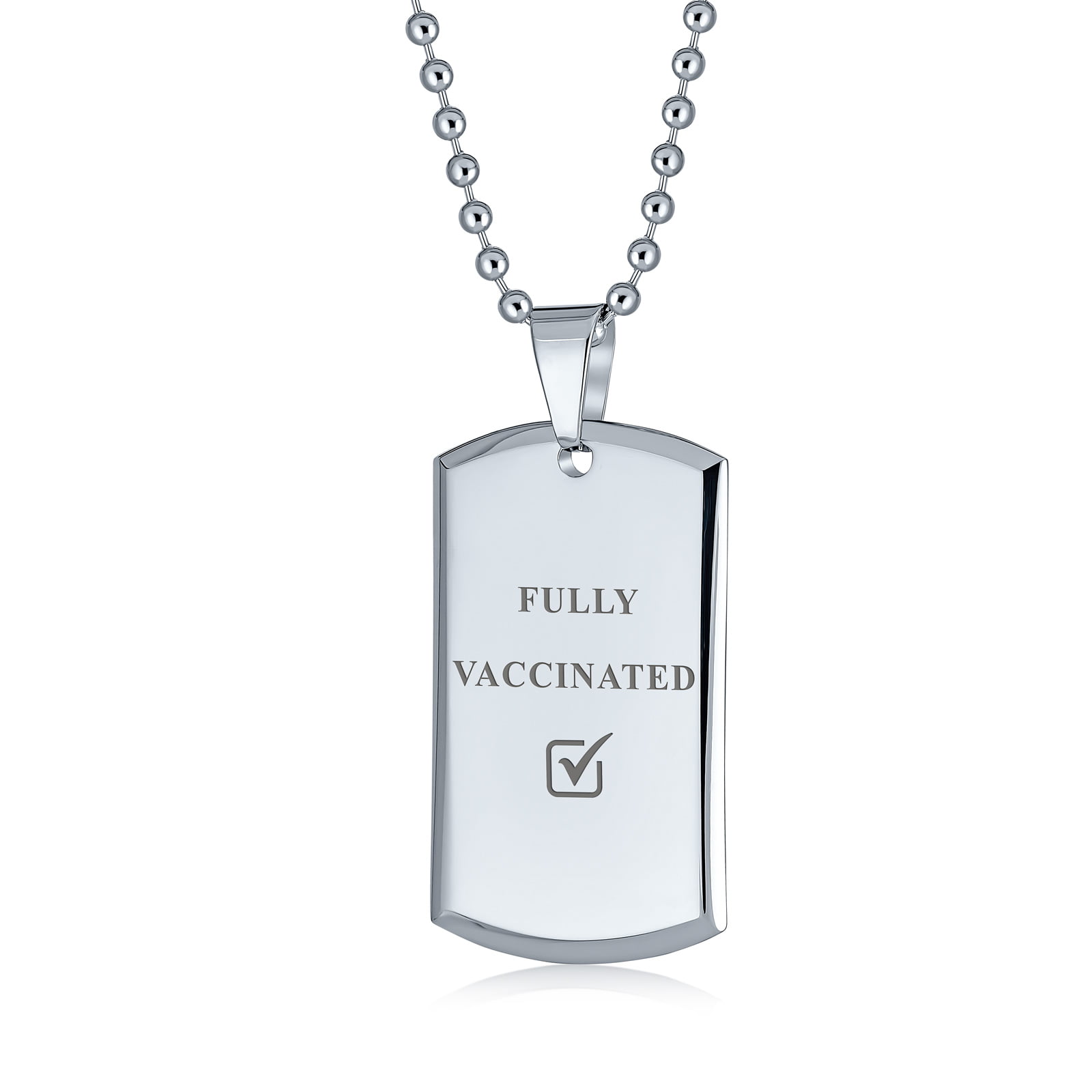 Luxury Dog Tag Necklace Personalized Name Gifts Dean v3