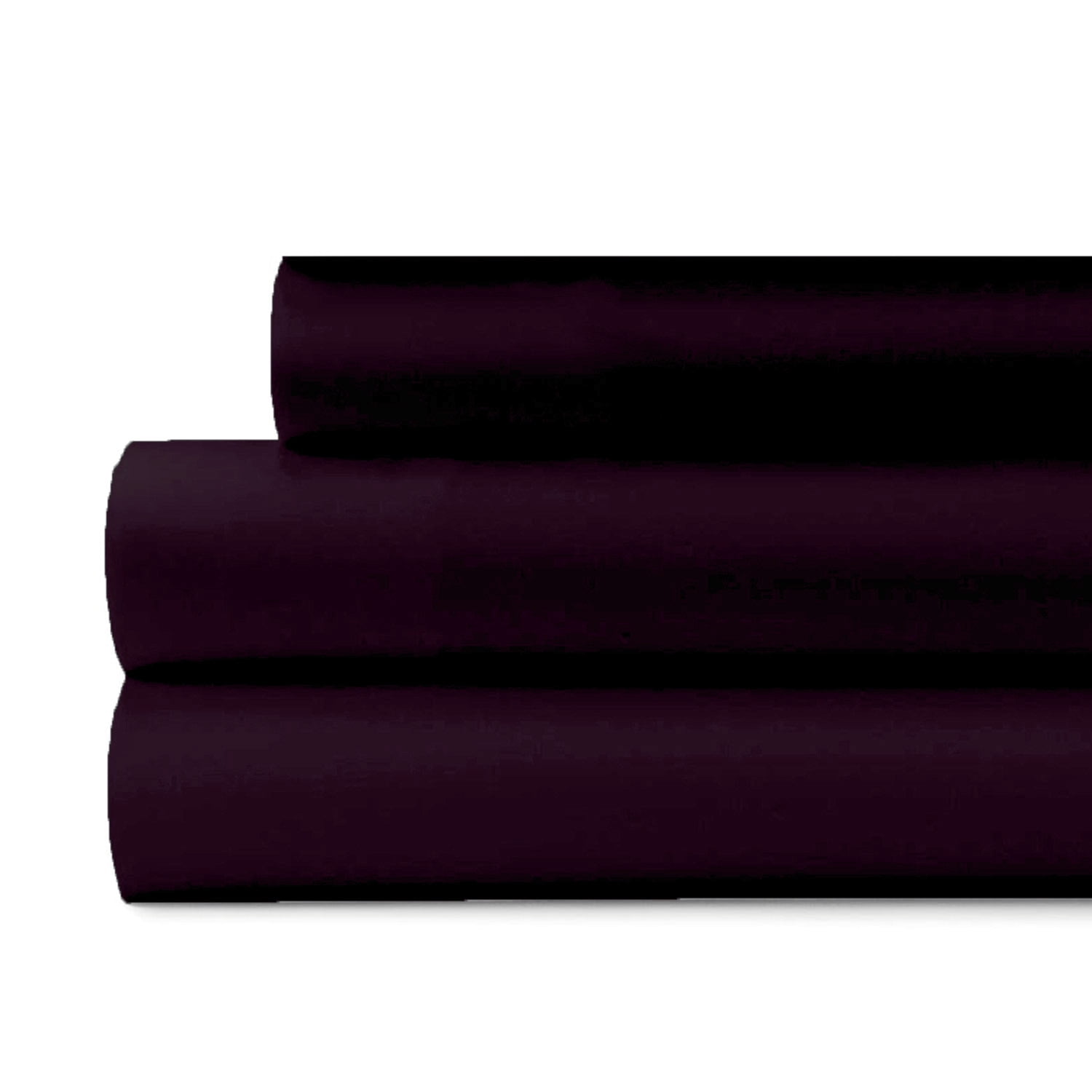 Premium Home Collection Microfiber Soft Cooling Bed Sheet Set - 3 Piece, Twin, Egg Plant