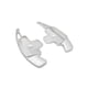 thumbnail image 1 of Scienceny Palanca de cambio de marchas para volante, 2 piezas Vehículos, repuestos y accesorios Mis Plata Scienceny VI022069-03, 1 of 6