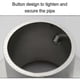 thumbnail image 3 of 26-27 2Pcs Wardrobe Rod Bracket - Steel Round Tube Holder for Closet, 3 of 5