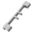 thumbnail image 2 of Universal Faucet Handle Lock for Double Sink, Gray Anti-Slip Water Stop Guard with Center Pipe Stabilizer, Quick Snap Flood Prevention Lock for Kitchen Bathroom, 1 Pc, 2 of 9