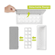thumbnail image 3 of Paquete de 2 hueveras para refrigerador, contenedor de plástico para guardar huevos con 12 rejillas, organizadores para refrigerador con tapas, 3 of 8