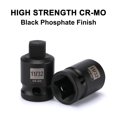 thumbnail image 3 of Mayouko 11PCS 3/8" Drive SAE Pipe Plug Socket Set, Tapered Male Square Drive, Chamfered Female Square Drive, CR-MO, 3 of 7