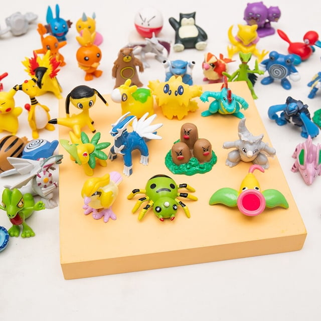 Figuras de acción de Pokémon para niños, 24/48/72/92/120/144, no repetibles, Pikachu genuino, 4-6cm