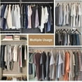 thumbnail image 6 of AEASKIEY  Silver Adjustable Closet Rods for Hanging Clothes, 35-60cm  Closet Hanging Rod Closet Pole, 6 of 7