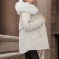 thumbnail image 4 of Lindreshi Winter Coats for Women 2023 Trendy Women's Fall and Winter Long Sleeved Warm Cotton Jacket Bread, 4 of 4