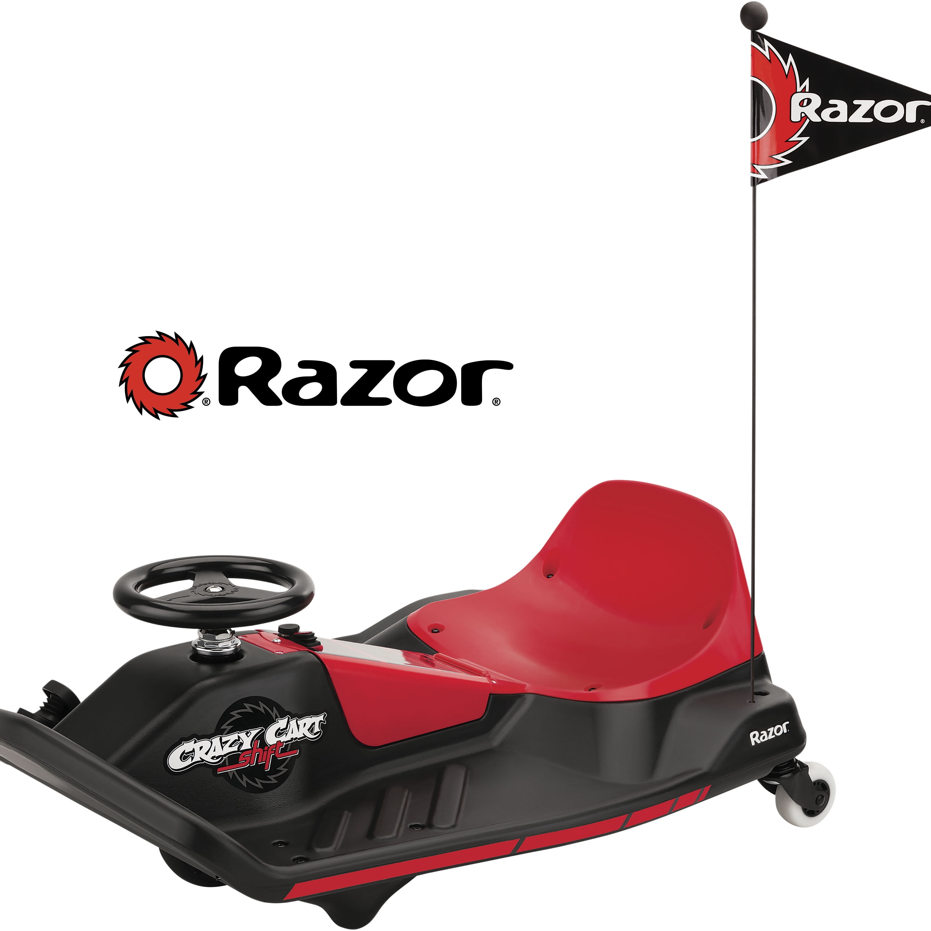 razor crazy cart shift front wheel