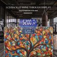 thumbnail image 3 of High Precision Body Weight Scale Smart Bathroom Scales with Large LCD Display(400lbs),Decorative for Bedroom-Tree Of Life With Many Leaves And Swirls, 3 of 4